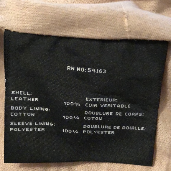 Andrew Marc leather jacket - Picture 5 of 6